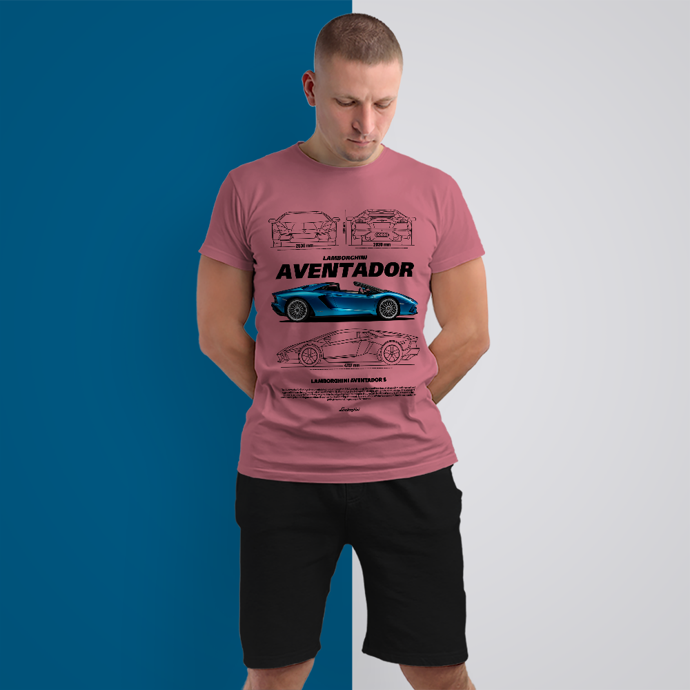 Urban Folk - Lamborghini Aventador S Men's Premium T-Shirts - Image 9