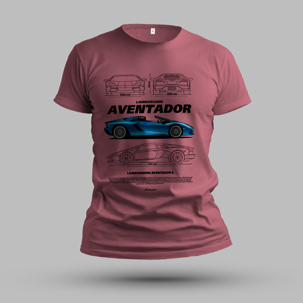 Urban Folk - Lamborghini Aventador S Men's Premium T-Shirts - Image 8