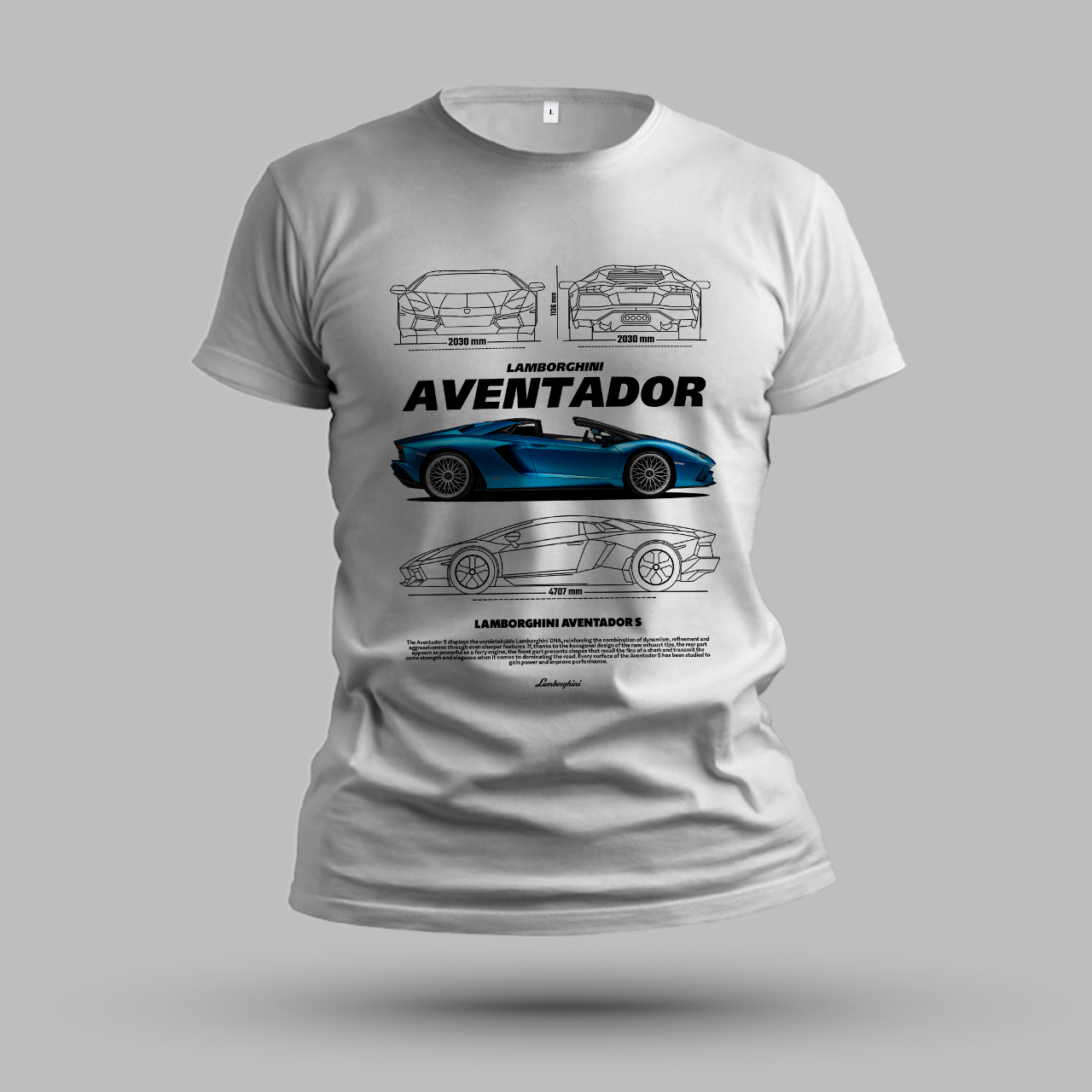 Lamborgini Avendator, Men's Premium T-Shirts, Urban Folk