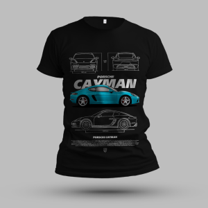 Urban Folk - Porche Cayman s Men's Premium T-Shirts